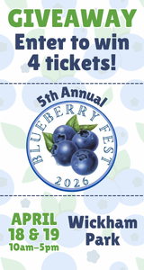 Melbourne Blueberry Fest Giveaway