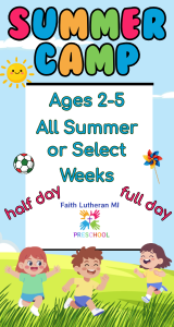 Faith Lutheran MI Summer Camps