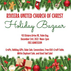 Riviera United Church of Christ Holiday Bazaar