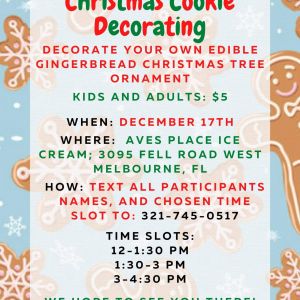 Aves' Place Ice Cream: Christmas Cookie Decorating