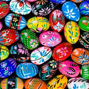 Kids Easter Egg Painting: Mimi's Crafts