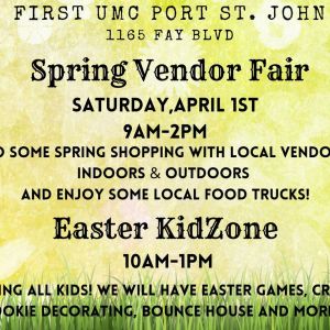Spring Vendor Fair: First United Methodist Church of Port St. John