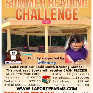 Summer Reading Challenge: LaPorte Farms