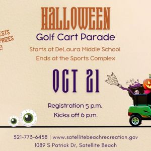 10/21  Halloween Golf Cart parade