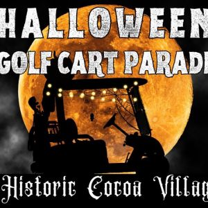 10/28 Halloween Golf Cart parade: Cocoa Village