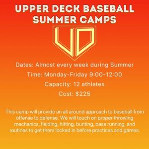 The Upper Deck Summer Baseball Camps