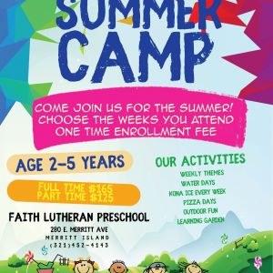 Faith Lutheran Preschool Summer Camp