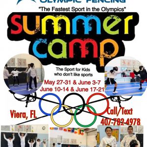 Space Coast Olympic Fencing Summer Camp