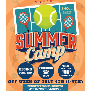 Tennis With Artie Summer Camp At DeSoto