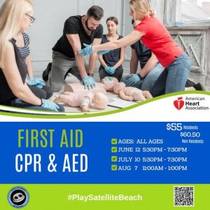Satellite Beach Rec: First Aid, CPR and AED