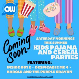 CW Theaters West Melbourne 15 Kids Pajama and Cereal Parties