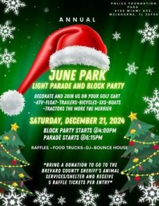 June Park Block Party and Light Parade