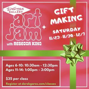 Kids Christmas Gift Workshop at Derek Gores Gallery