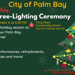 City of Palm Bay Tree Lighting Ceremony