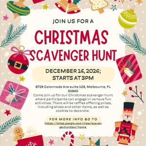 Big Peach Running Company Christmas Scavenger Hunt