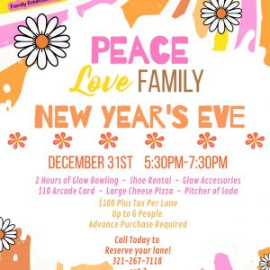 River Lanes New Years Eve Family Party