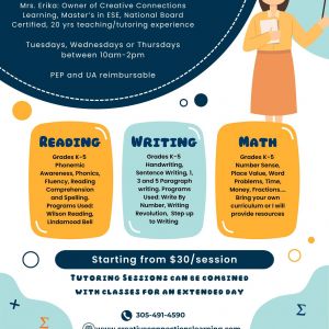 Creative Connections Learning Tutoring