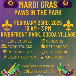 Mardi Gras Paws in the Park