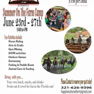 Happiness Horse Farm Summer Camp