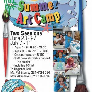North Brevard Art League Summer Camps