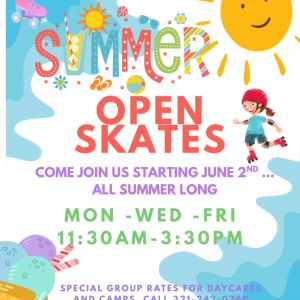 Summer Open Skate at Galaxy Skateway