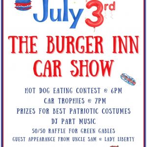The Burger Inn:  Independence Day Car Show