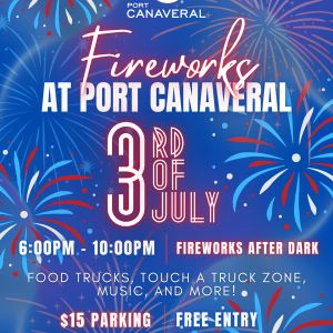 Fireworks at Port Canaveral
