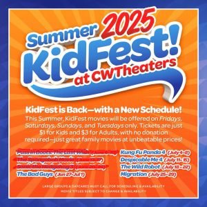 Cinema World Kidfest: Summer Movies