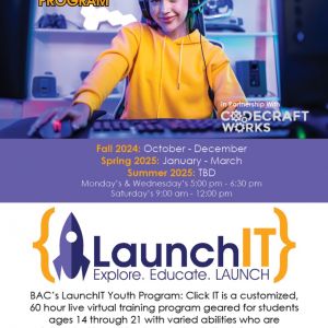 BAC’s LaunchIT Youth Program: Click IT Virtual