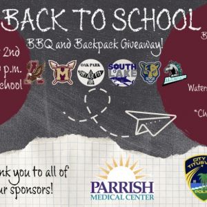 Back to School BBQ and Backpack Giveaway - Astronaut High School