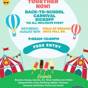 Back to School Carnival Kickoff - West Melbourne