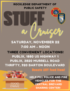 Stuff-a-Cruiser with Rockledge Department of Public Safety
