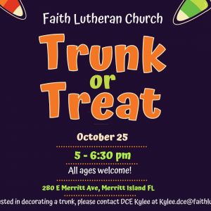 Faith Lutheran Trunk or Treat