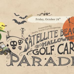 Satellite Beach Halloween Golf Cart parade