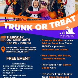 Florida East Coast Real Estate Trunk or Treat
