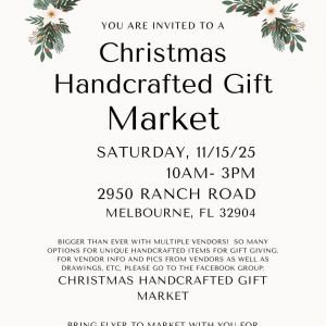 Christmas Handcrafted Gift Market