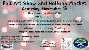 Turkey Creek Fall Art Show and Holiday Market