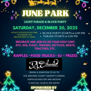 June Park Block Party and Light Parade