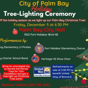 City of Palm Bay Tree Lighting Ceremony