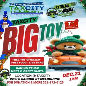 Tax City's Annual Big Toy Drive Family Fun Day