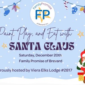 Family Promise of Brevard: Paint, Play & Eat with Santa