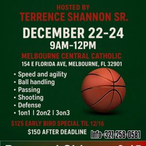 Holiday Basketball Clinic hosted by Terrence Shannon Sr.