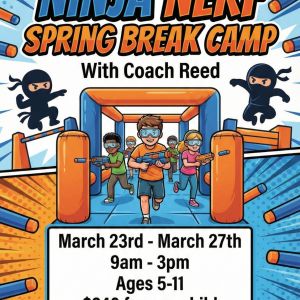 Lil' Ninjas Spring Break Camp - Ninja Nerf