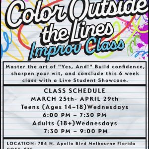 Arts for All Studio Color Outside the Lines Improv Class