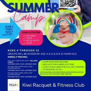 Kiwi Racquet & Fitness Club Summer Camp 2026