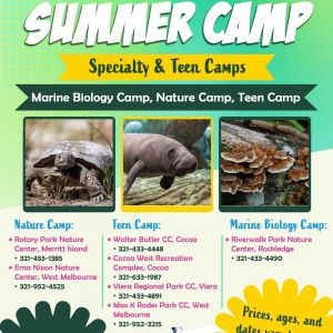 Marine Biology Summer Camp at Riverwalk Nature Center