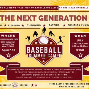 Viera Suntree Little League Baseball Camp