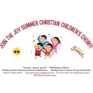 Mary A. Myers Music Joy Summer Christian Children’s Choir