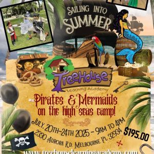 Treehouse Learning Academy Pirates & Mermaids On The High Seas Camp