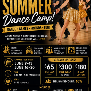 Fred Astaire Dance Studios Kids Ballroom Dance Summer Camp